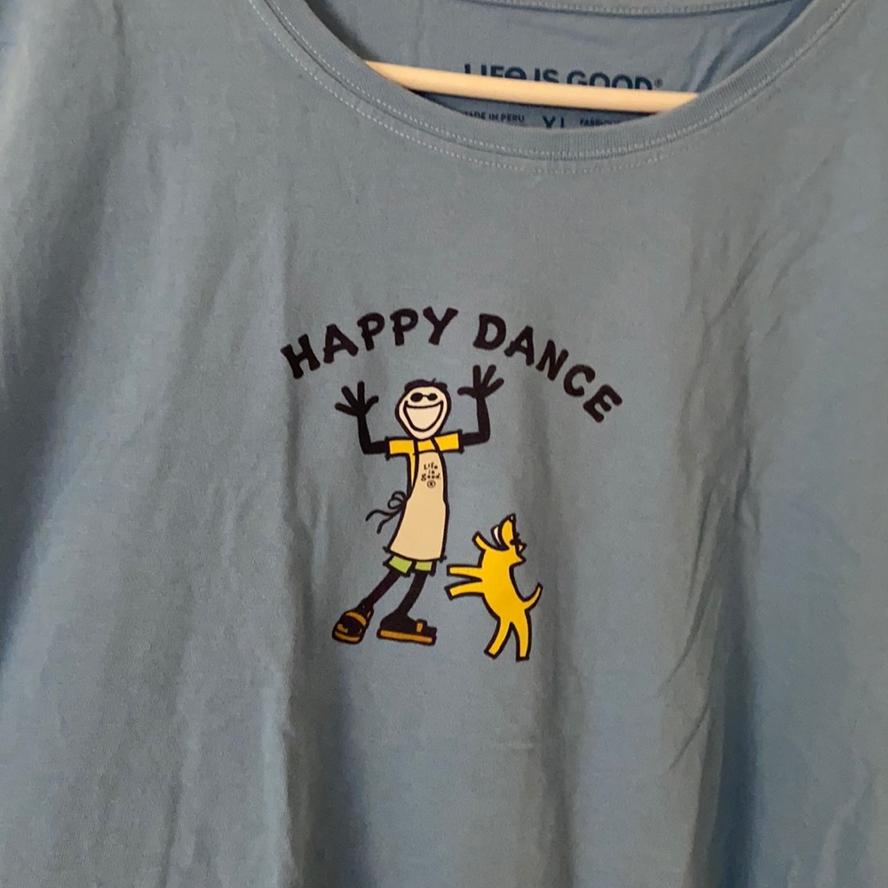 Life is good blue T shirt